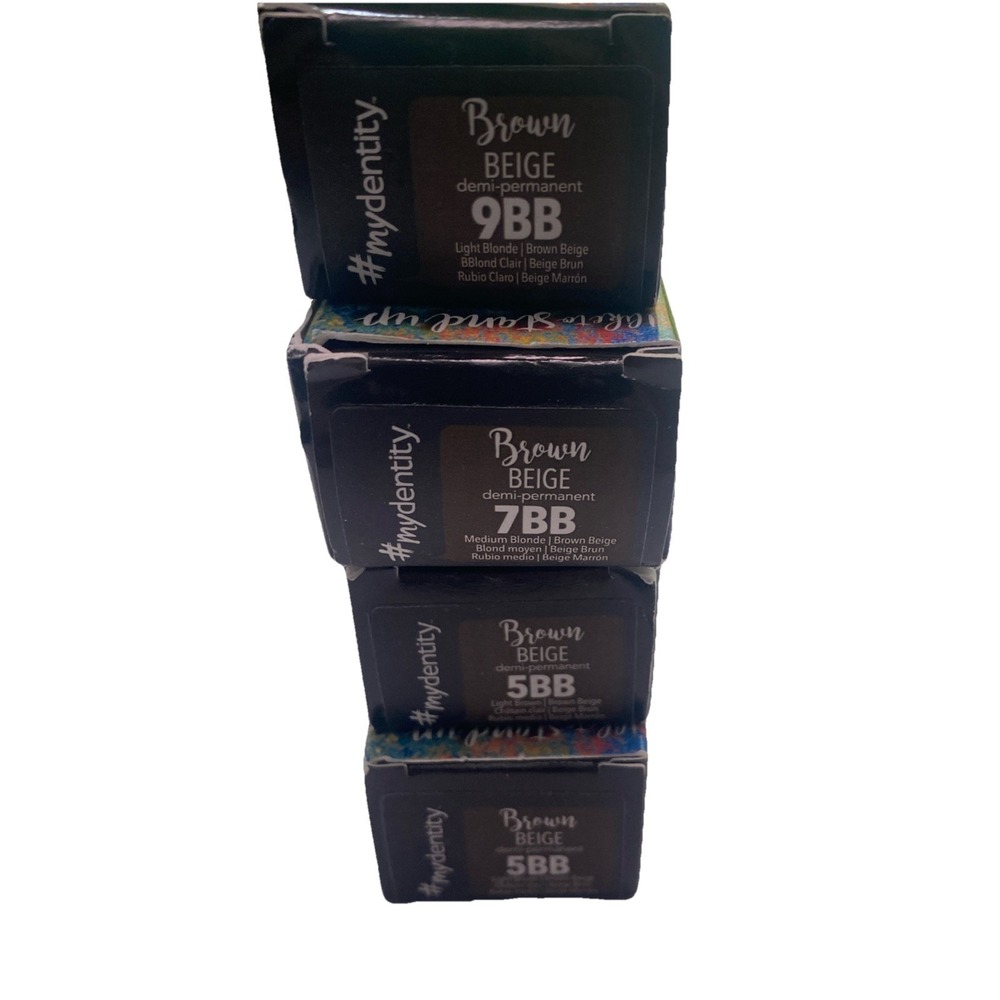 Lot Of 4 MyIdentity Permanent Hair Color 2oz 5BB 7BB 9 BB Guy Tang